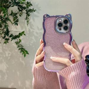 Fashionable Gorgeous Cute 6D Electroplate Purple